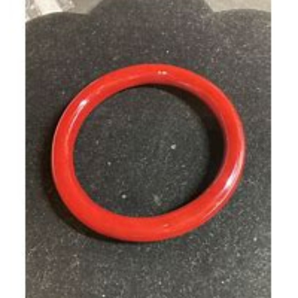 Rare-Red Indian Glass Bangle Bracelet